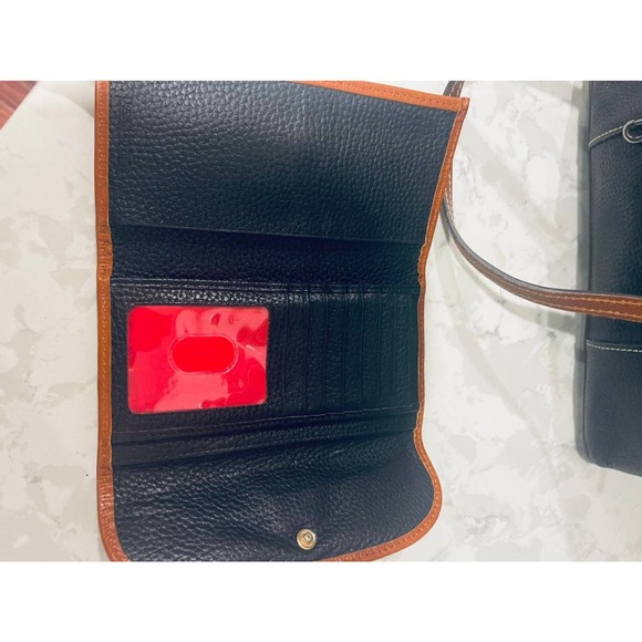 Dooney & Bourke Pebble Grain Leather Shopper Tote and wallet - Picture 4 of 9